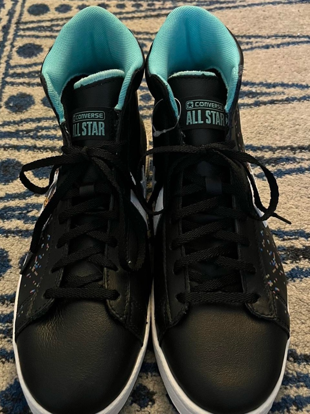 Converse X NBA Jan “He’s On Fire”High Top Sneaker - Picture 2 of 7